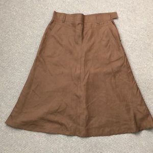 Linen A Line skirt